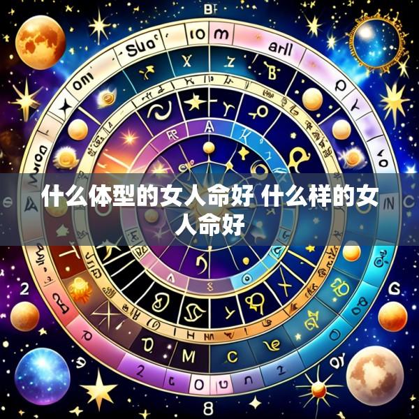 什么体型的女人命好 什么样的女人命好