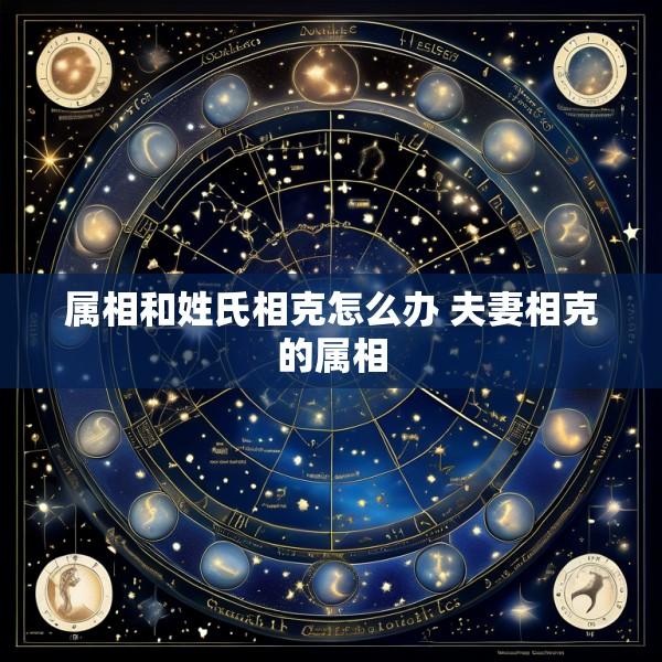 属相和姓氏相克怎么办 夫妻相克的属相