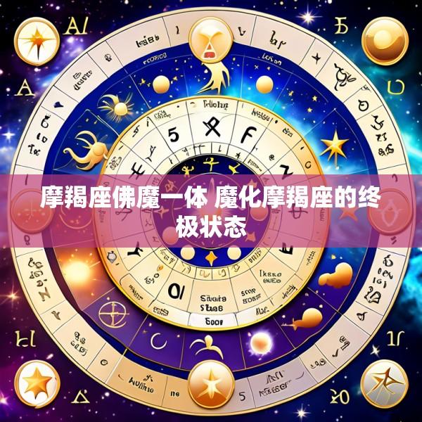 摩羯座佛魔一体 魔化摩羯座的终极状态