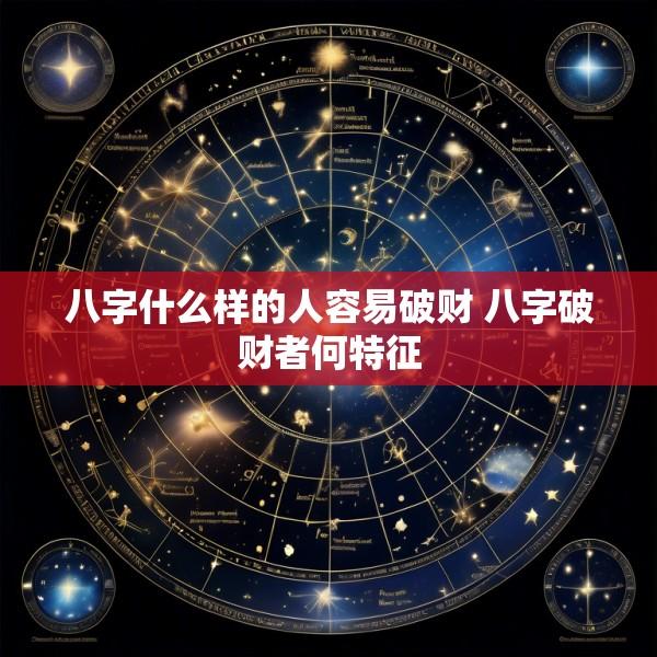 八字什么样的人容易破财 八字破财者何特征