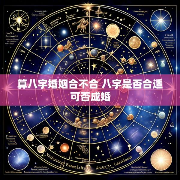 算八字婚姻合不合 八字是否合适可否成婚