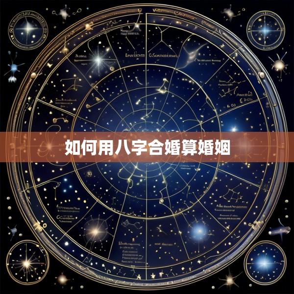 如何用八字合婚算婚姻