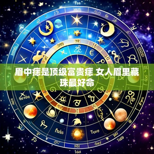 眉中痣是顶级富贵痣 女人眉里藏珠最好命