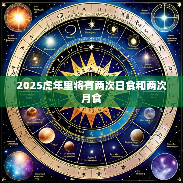 2025虎年里将有两次日食和两次月食