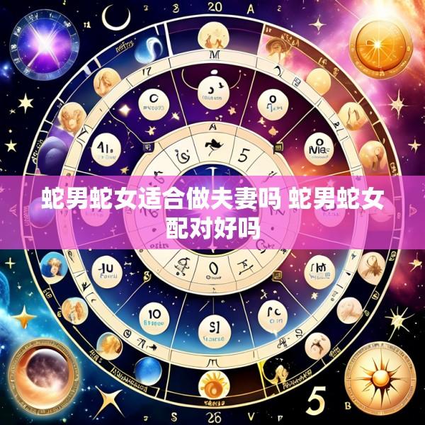 蛇男蛇女适合做夫妻吗 蛇男蛇女配对好吗