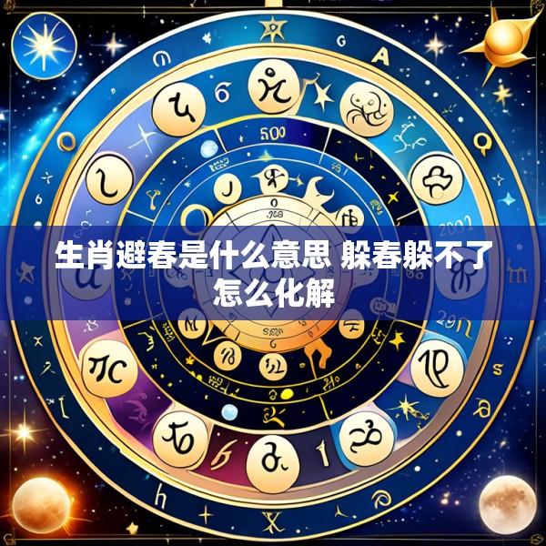 生肖避春是什么意思 躲春躲不了怎么化解