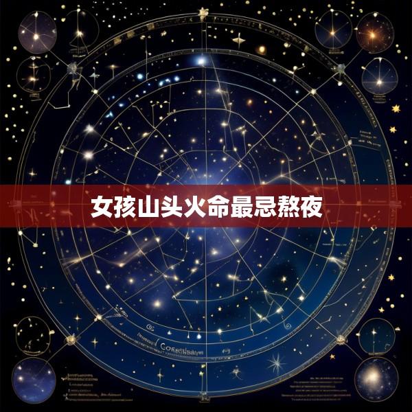 女孩山头火命最忌熬夜