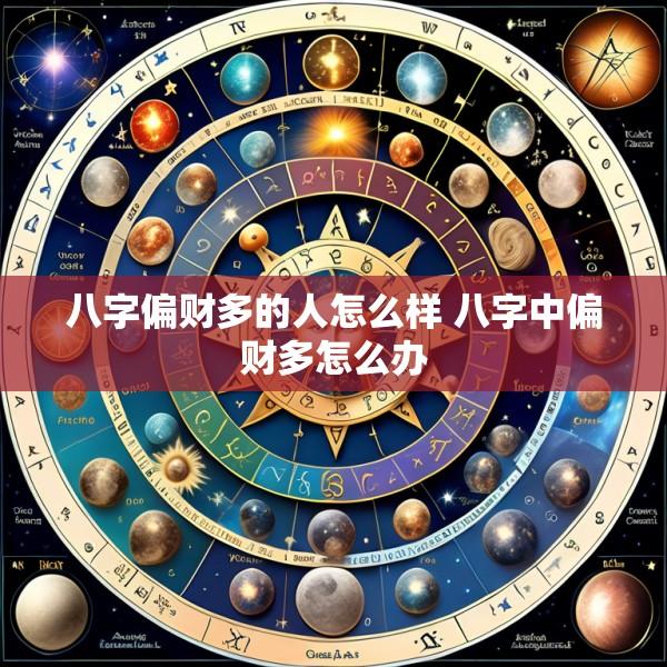 八字偏财多的人怎么样 八字中偏财多怎么办