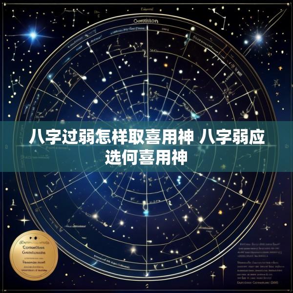 八字过弱怎样取喜用神 八字弱应选何喜用神