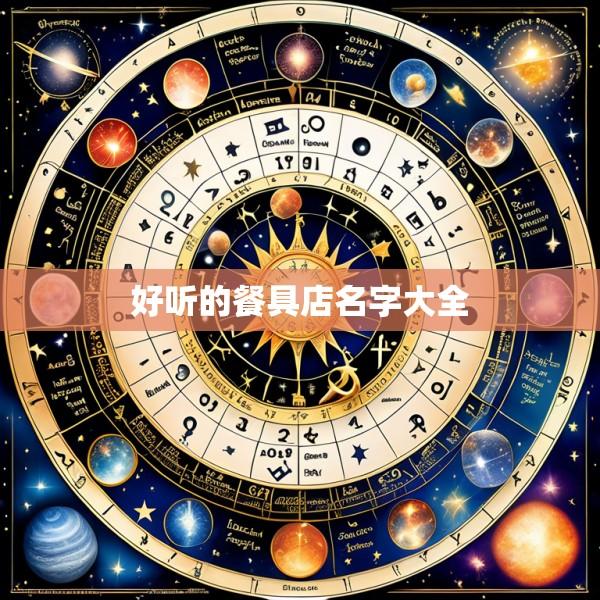好听的餐具店名字大全