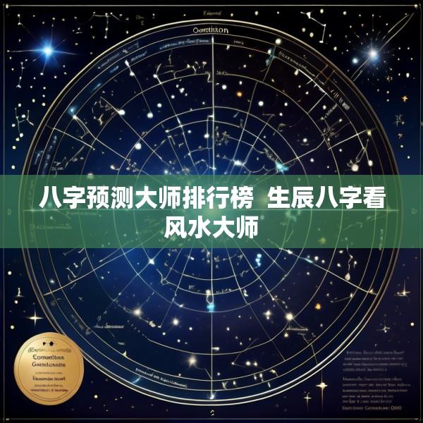 八字预测大师排行榜  生辰八字看风水大师