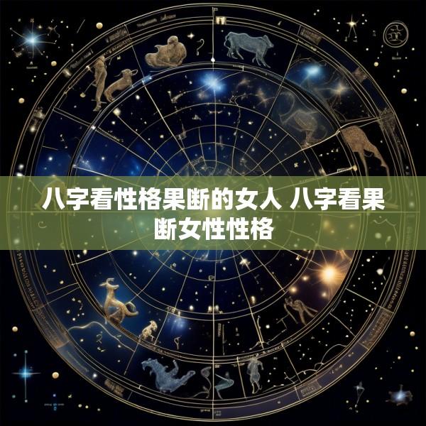 八字看性格果断的女人 八字看果断女性性格