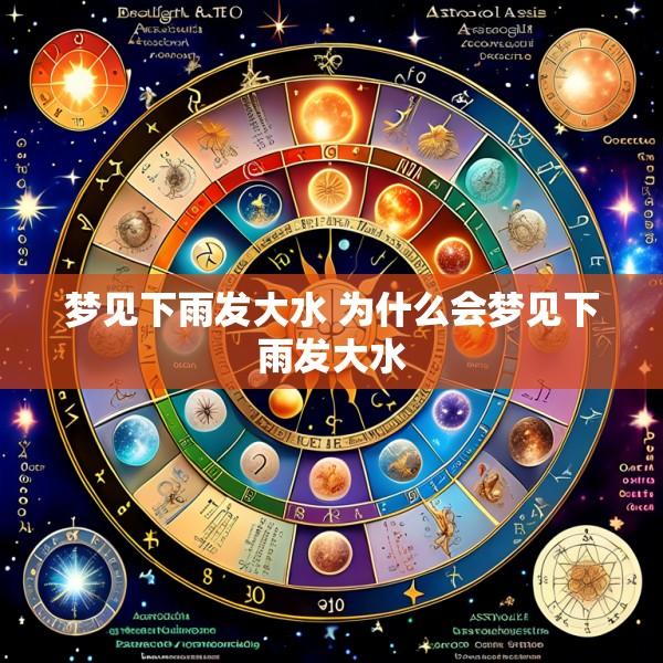 梦见下雨发大水 为什么会梦见下雨发大水