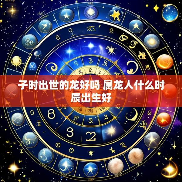 子时出世的龙好吗 属龙人什么时辰出生好