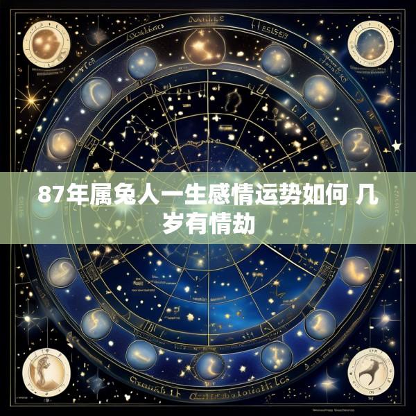 87年属兔人一生感情运势如何 几岁有情劫