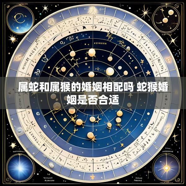 属蛇和属猴的婚姻相配吗 蛇猴婚姻是否合适