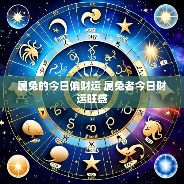 属兔的今日偏财运 属兔者今日财运旺盛