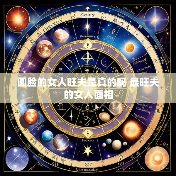 圆脸的女人旺夫是真的吗 最旺夫的女人面相