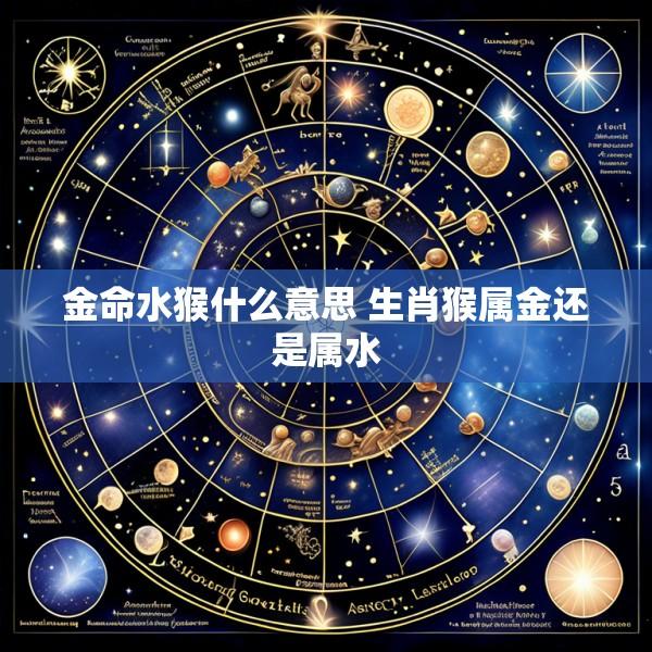 金命水猴什么意思 生肖猴属金还是属水