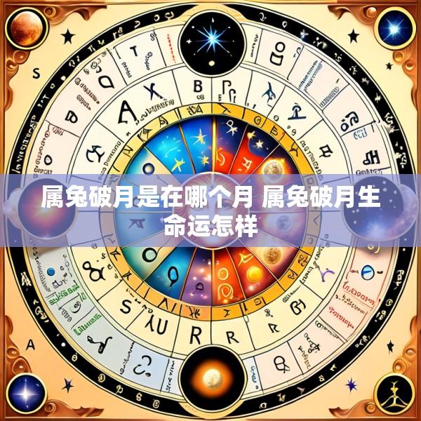 属兔破月是在哪个月 属兔破月生命运怎样
