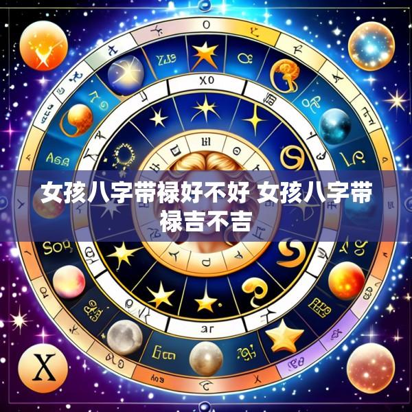 女孩八字带禄好不好 女孩八字带禄吉不吉
