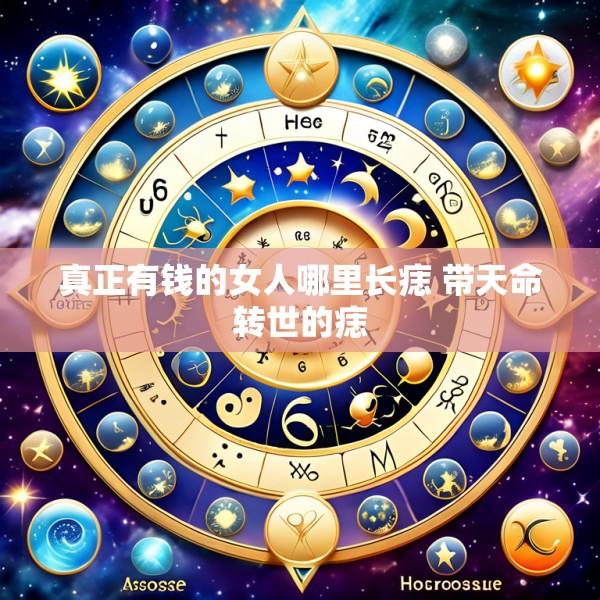 真正有钱的女人哪里长痣 带天命转世的痣