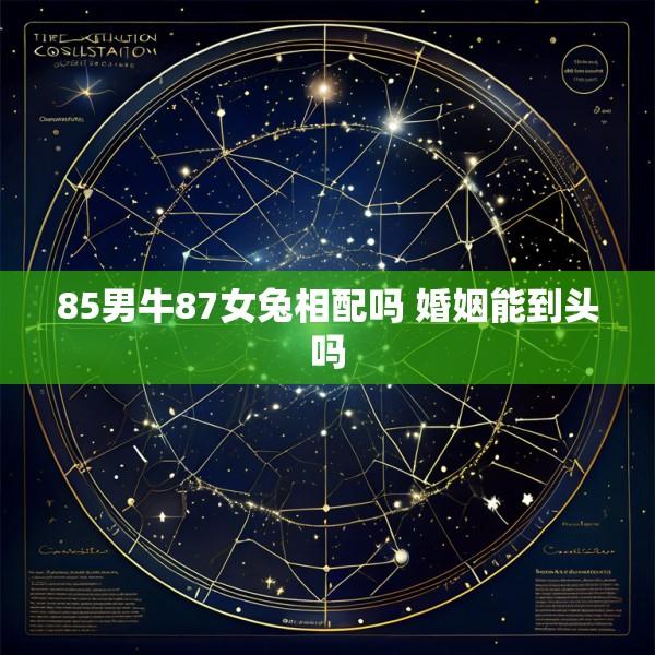 85男牛87女兔相配吗 婚姻能到头吗