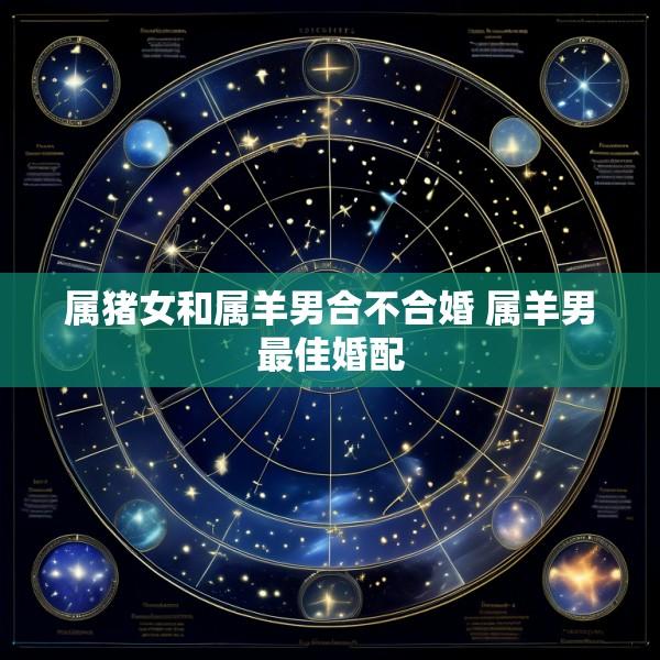 属猪女和属羊男合不合婚 属羊男最佳婚配