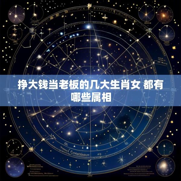挣大钱当老板的几大生肖女 都有哪些属相