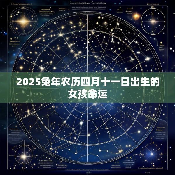 2025兔年农历四月十一日出生的女孩命运