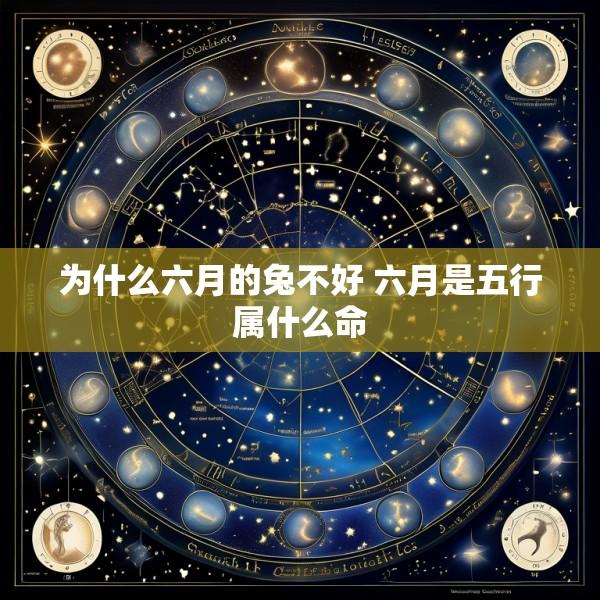 为什么六月的兔不好 六月是五行属什么命