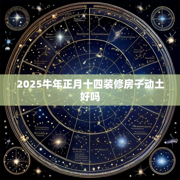 2025牛年正月十四装修房子动土好吗