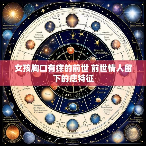 女孩胸口有痣的前世 前世情人留下的痣特征