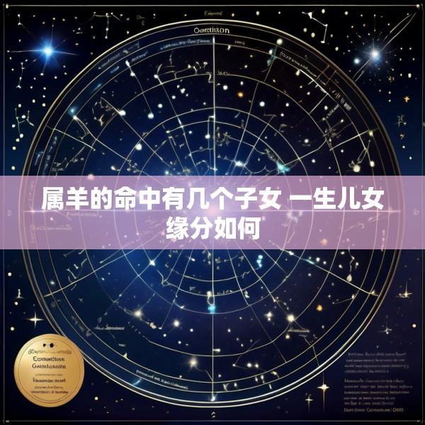 属羊的命中有几个子女 一生儿女缘分如何