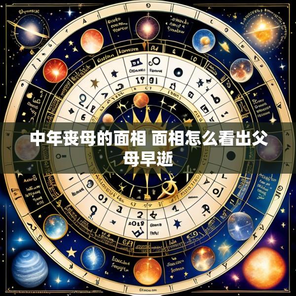 中年丧母的面相 面相怎么看出父母早逝