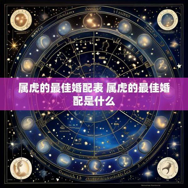 属虎的最佳婚配表 属虎的最佳婚配是什么