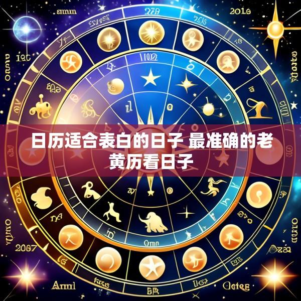 日历适合表白的日子 最准确的老黄历看日子