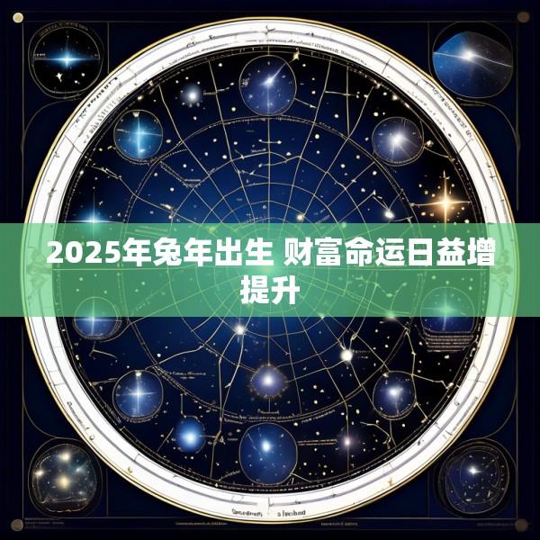 2025年兔年出生 财富命运日益增提升
