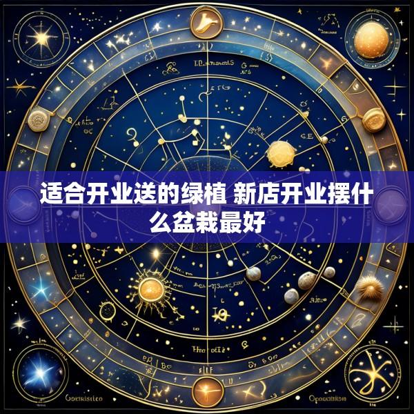 适合开业送的绿植 新店开业摆什么盆栽最好