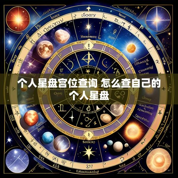 个人星盘宫位查询 怎么查自己的个人星盘
