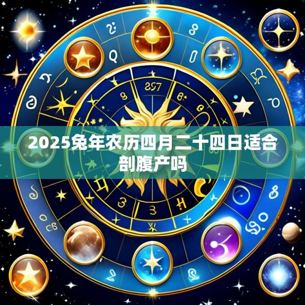 2025兔年农历四月二十四日适合剖腹产吗
