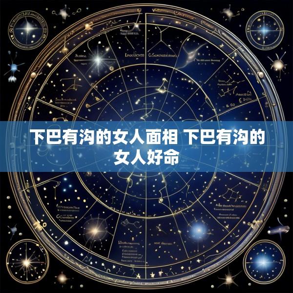下巴有沟的女人面相 下巴有沟的女人好命