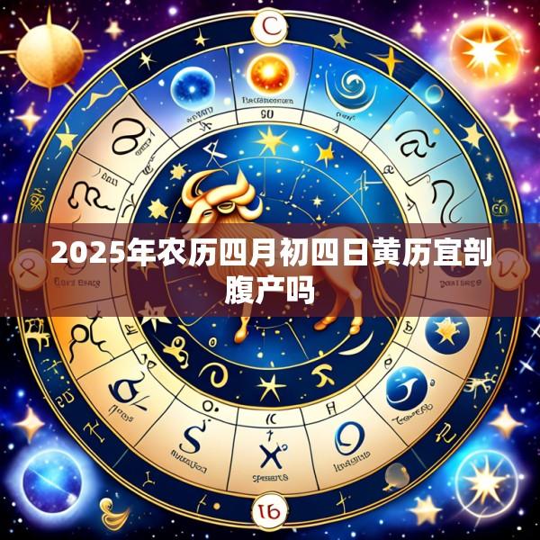 2025年农历四月初四日黄历宜剖腹产吗