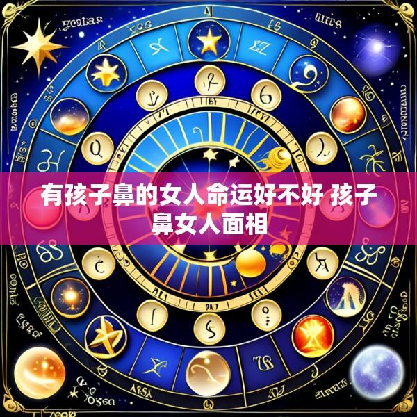 有孩子鼻的女人命运好不好 孩子鼻女人面相