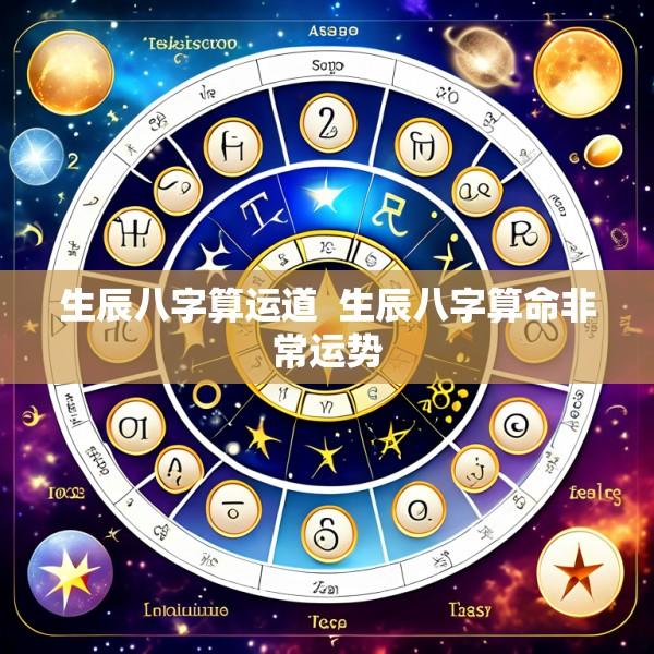 生辰八字算运道  生辰八字算命非常运势