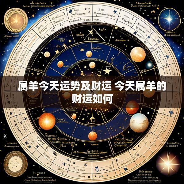 属羊今天运势及财运 今天属羊的财运如何