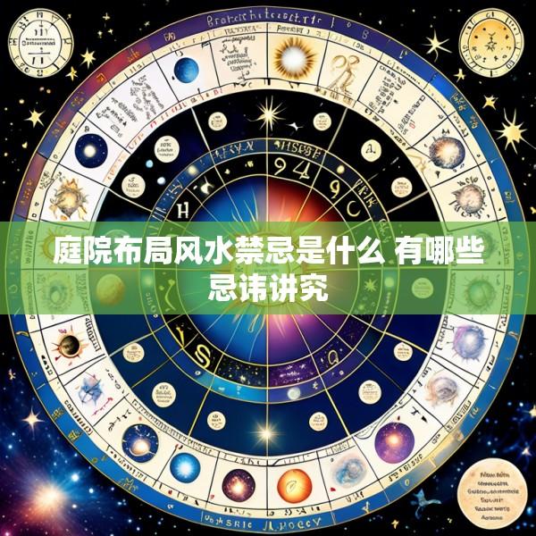 庭院布局风水禁忌是什么 有哪些忌讳讲究