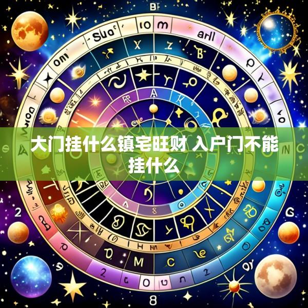大门挂什么镇宅旺财 入户门不能挂什么