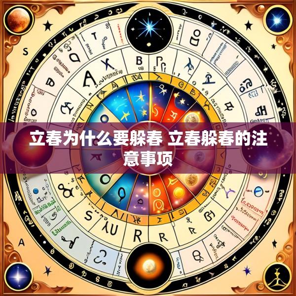 立春为什么要躲春 立春躲春的注意事项