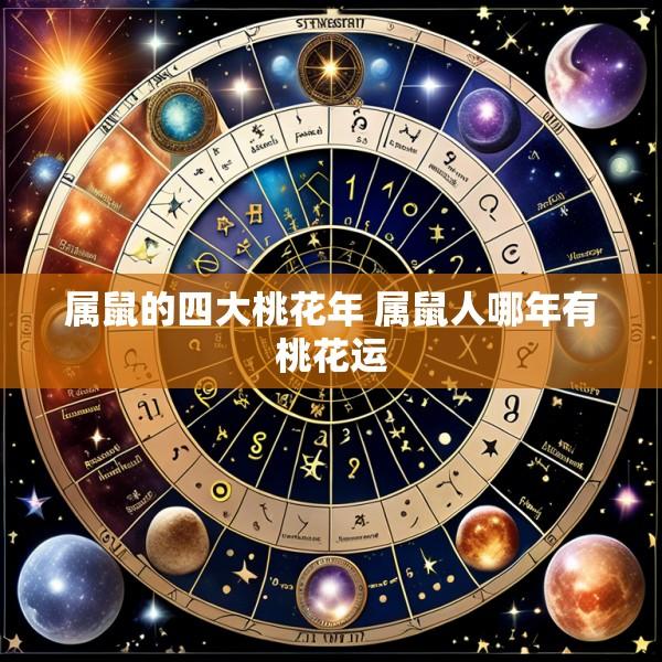 属鼠的四大桃花年 属鼠人哪年有桃花运